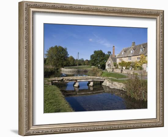 River Eye, Lower Slaughter Village, the Cotswolds, Gloucestershire, England, United Kingdom, Europe-Roy Rainford-Framed Photographic Print