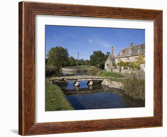 River Eye, Lower Slaughter Village, the Cotswolds, Gloucestershire, England, United Kingdom, Europe-Roy Rainford-Framed Photographic Print