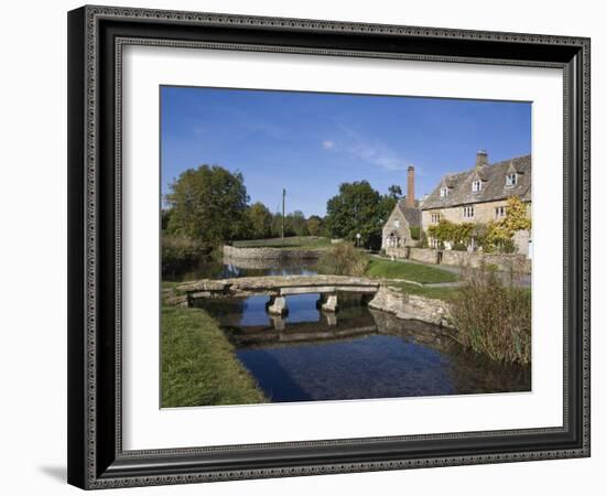 River Eye, Lower Slaughter Village, the Cotswolds, Gloucestershire, England, United Kingdom, Europe-Roy Rainford-Framed Photographic Print