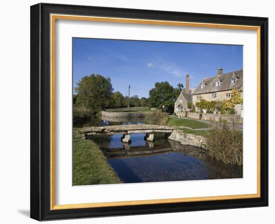 River Eye, Lower Slaughter Village, the Cotswolds, Gloucestershire, England, United Kingdom, Europe-Roy Rainford-Framed Photographic Print