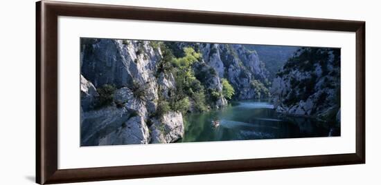 River Flowing Between Mountains, Verdon River, France-null-Framed Photographic Print