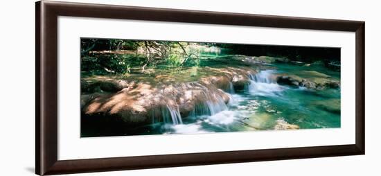 River Flowing in Summer Afternoon Light, Siagnole River, Provence-Alpes-Cote D'Azur, France-null-Framed Photographic Print