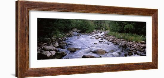 River Flowing Through a Forest, West Branch of Ausable River, Adirondack Mountains, New York State-null-Framed Photographic Print