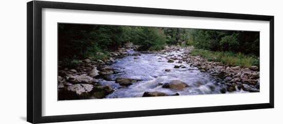 River Flowing Through a Forest, West Branch of Ausable River, Adirondack Mountains, New York State-null-Framed Photographic Print