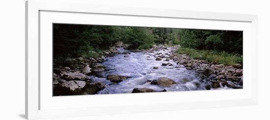 River Flowing Through a Forest, West Branch of Ausable River, Adirondack Mountains, New York State-null-Framed Photographic Print