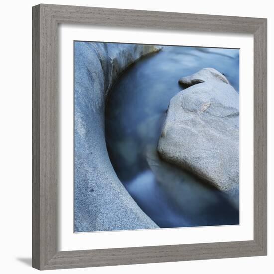 River Flowing Through Rocks-Micha Pawlitzki-Framed Photographic Print