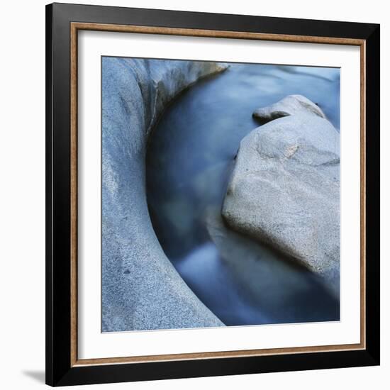 River Flowing Through Rocks-Micha Pawlitzki-Framed Photographic Print