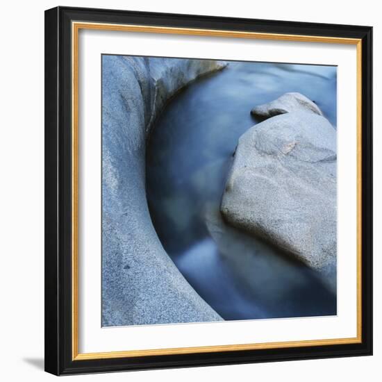 River Flowing Through Rocks-Micha Pawlitzki-Framed Photographic Print