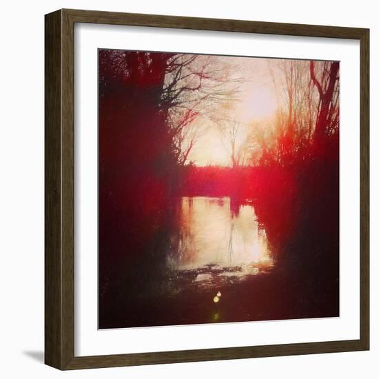 River Ford, 2018-Helen White-Framed Giclee Print