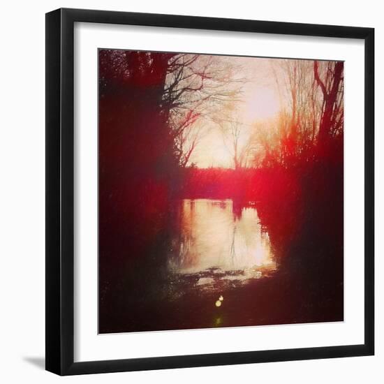 River Ford, 2018-Helen White-Framed Giclee Print