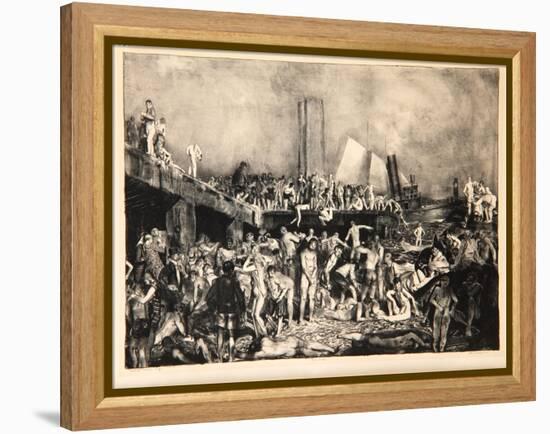 River-Front, 1923-24-George Wesley Bellows-Framed Premier Image Canvas