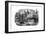 River Front of the Old House of Peers (House of Lord), London, 19th Century-null-Framed Premium Giclee Print