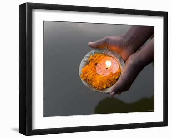 River Ganges, Kumbh Mela Festival, Allahabad, Uttar Pradesh, India-Peter Adams-Framed Photographic Print