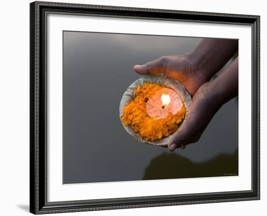 River Ganges, Kumbh Mela Festival, Allahabad, Uttar Pradesh, India-Peter Adams-Framed Photographic Print