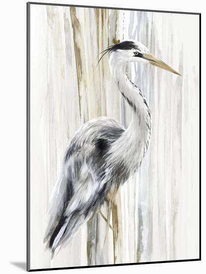 River Heron I-Eva Watts-Mounted Art Print