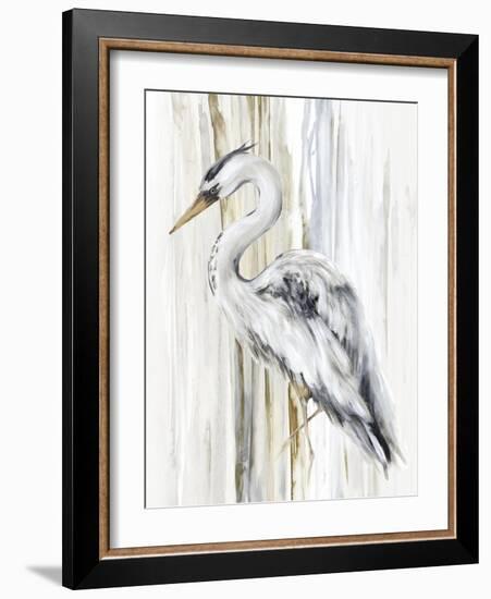 River Heron II-Eva Watts-Framed Art Print