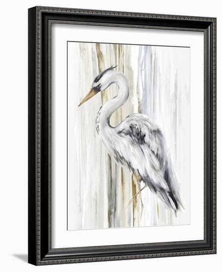 River Heron II-Eva Watts-Framed Art Print