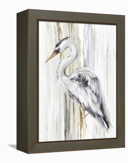 River Heron II-Eva Watts-Framed Stretched Canvas