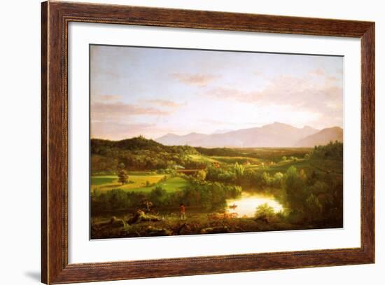 River in the Catskills-Thomas Cole-Framed Art Print