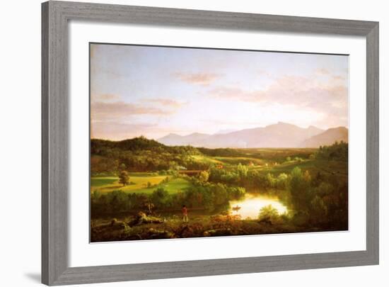 River in the Catskills-Thomas Cole-Framed Art Print