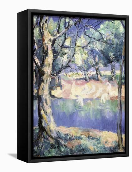 River in the Forest, c.1908-Kasimir Malevich-Framed Premier Image Canvas