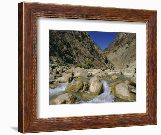 River in the Khyber Pass, Afghanistan-Christina Gascoigne-Framed Photographic Print