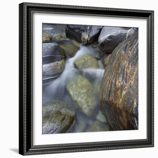 River in Verzasca Valley-Micha Pawlitzki-Framed Photographic Print