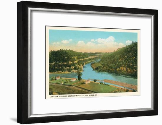 River Junction, High Bridge, Kentucky-null-Framed Art Print