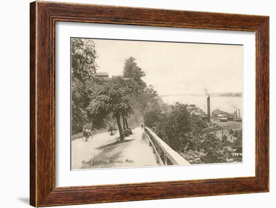 River Landing, Natchez, Mississippi-null-Framed Art Print