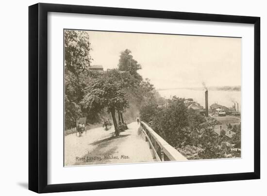 River Landing, Natchez, Mississippi-null-Framed Art Print