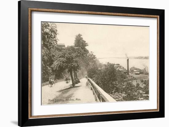 River Landing, Natchez, Mississippi-null-Framed Art Print