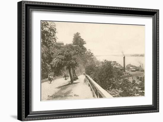 River Landing, Natchez, Mississippi-null-Framed Art Print