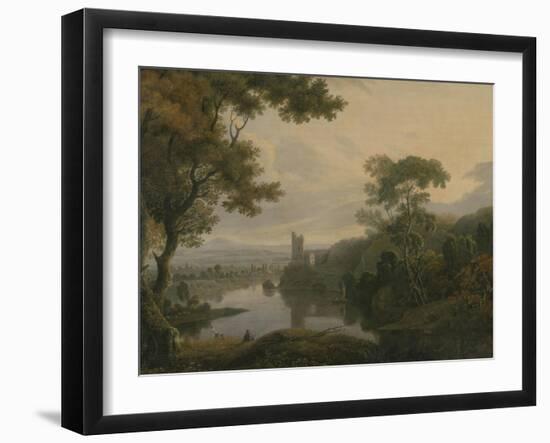 River Landscape, 1773-George the Elder Barret-Framed Giclee Print