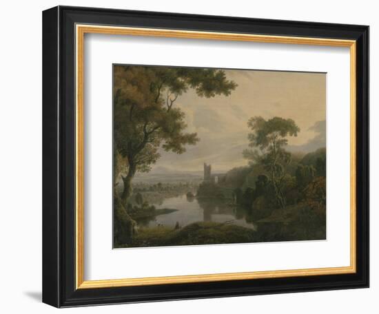 River Landscape, 1773-George the Elder Barret-Framed Giclee Print