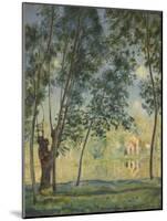 River Landscape, 1890-Alfred Sisley-Mounted Giclee Print