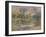 River Landscape (Blues) (Oil on Canvas)-Pierre Auguste Renoir-Framed Giclee Print