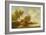 River Landscape with Church-Salomon van Ruisdael-Framed Giclee Print