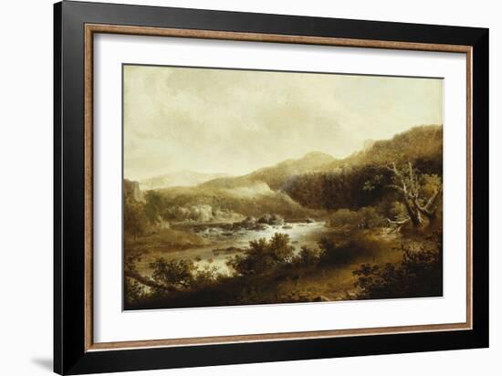 River Landscape-Thomas Doughty-Framed Giclee Print