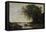 River Landscape-Jean-Baptiste-Camille Corot-Framed Premier Image Canvas