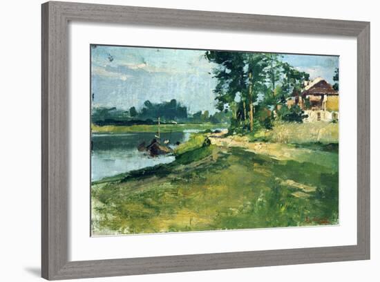 River Landscape-Ezechiele Acerbi-Framed Giclee Print