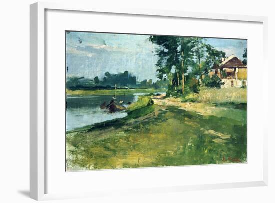 River Landscape-Ezechiele Acerbi-Framed Giclee Print