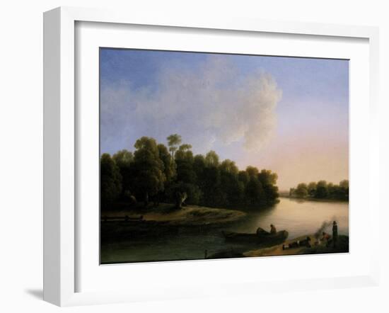 River Landscape-Otto Wagner-Framed Giclee Print