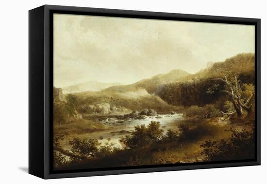 River Landscape-Thomas Doughty-Framed Premier Image Canvas