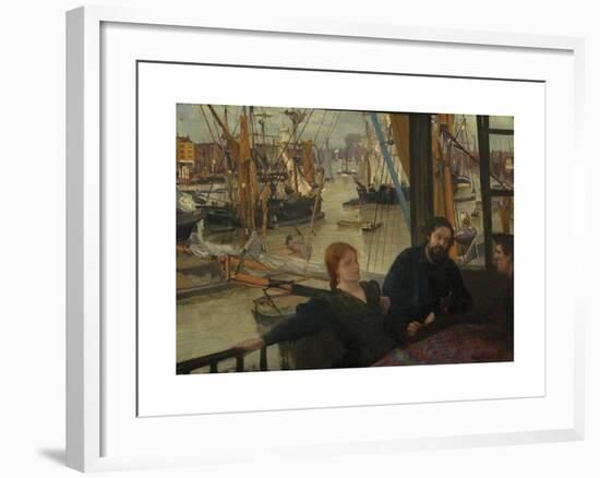River Life in Wapping-James McNeill Whistler-Framed Premium Giclee Print