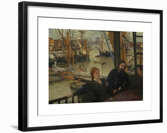 River Life in Wapping-James McNeill Whistler-Framed Premium Giclee Print