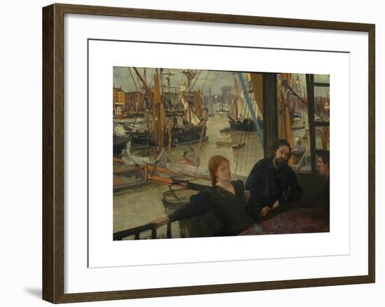 River Life in Wapping-James McNeill Whistler-Framed Premium Giclee Print