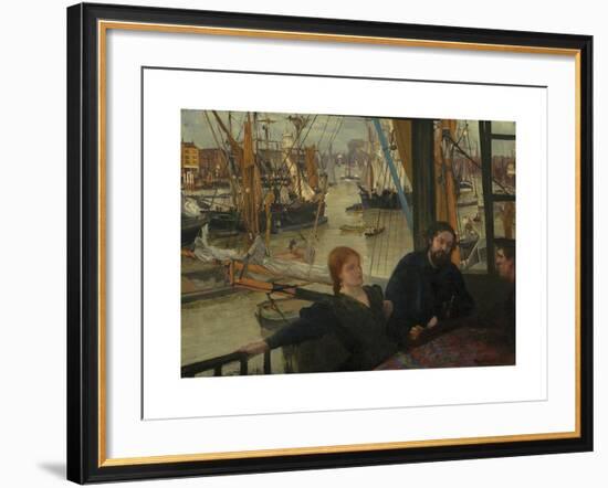 River Life in Wapping-James McNeill Whistler-Framed Premium Giclee Print