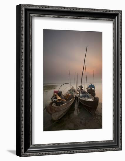 River Life, Irrawaddy River, Manadalay, Myanmar (Burma), Asia-Colin Brynn-Framed Photographic Print