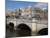 River Liffey and O'Connell Bridge, Dublin, Republic of Ireland, Europe-Hans Peter Merten-Mounted Photographic Print