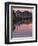 River Liffey at Dusk, Ha'Penny Bridge, Dublin, Republic of Ireland, Europe-Martin Child-Framed Photographic Print